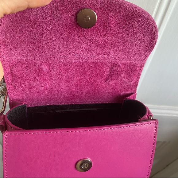 MARINA GALANTI Made In Italy Leather Mini Crossbody Bag - Picture 12 of 14